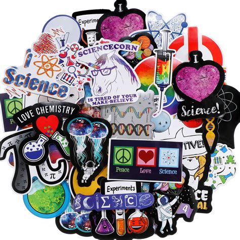 Amazon Pcs Science Stickers Science Classroom Decor Stickers