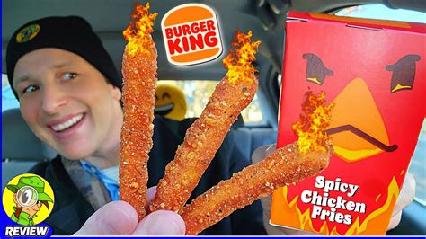 Burger King Spicy Chicken Fries Review Feel The Heat Peep