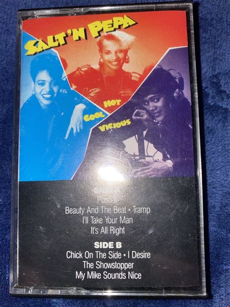 Cassette Tape Salt N Pepa Hot Cool And Vicious Push It Stm1007 Tested For Sale Online Ebay