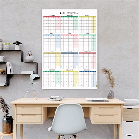 2024 Yearly Plan Giant 2024 Wall Calendar Wall Planner Annual