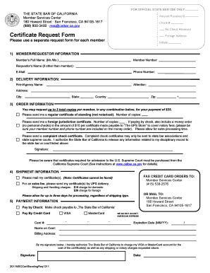 Fillable Online Calbar Ca For Official State Bar Use Only The State Bar