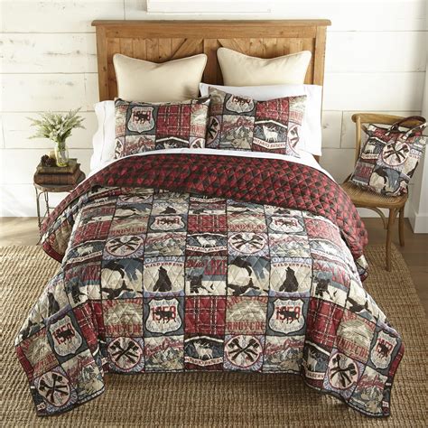 Amazon Donna Sharp King Bedding Set 3 Piece Wilderness Pine