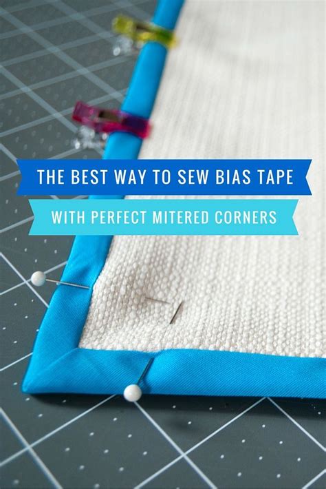 The Best Way To Sew Bias Tape With Mitered Corners Photos Plus A Video