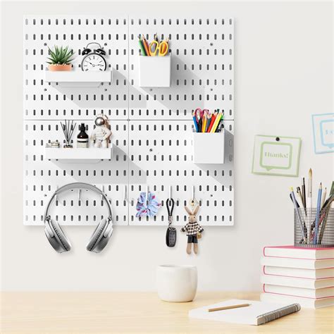 Auch 4 Pieces Pegboard Combination Wall Organizer Kit Pegboard And 11