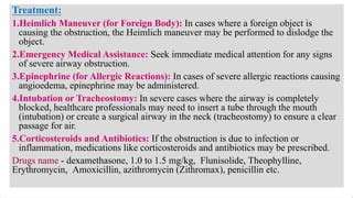 OBSTRUCTION OF UPPER AIRWAY AND EPISTAXIS Pdf