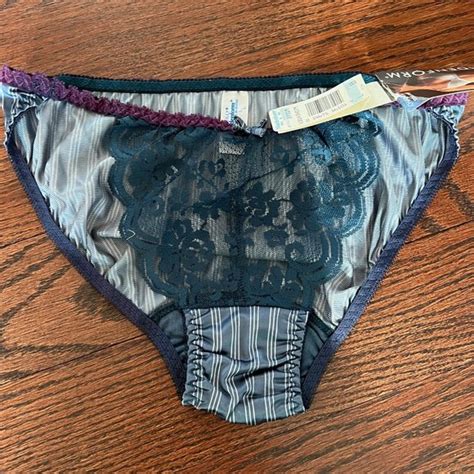 Maidenform Intimates Sleepwear Vintage Maidenform Chantilly String Bikini Panties Size