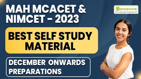 Mah Mca Cet Nimcet Best Self Study Materials December