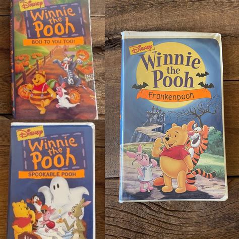 Winnie The Pooh Vhs Movies You Choose Boo To You Too Off