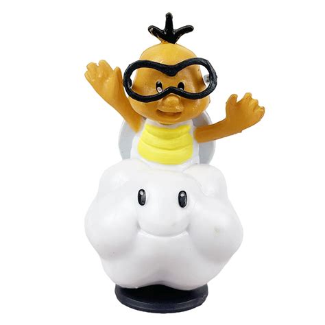 Boneco Lakitu Na Nuvem Super Mario Bros World Action Figure Donkey Kong