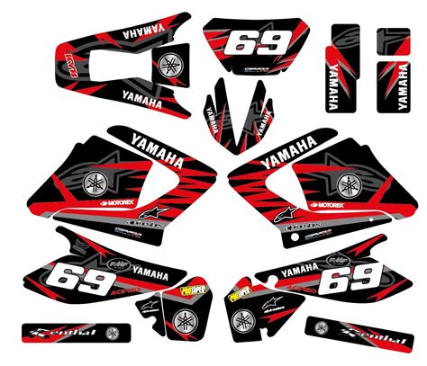 Kit D Co Yamaha Dt Alpinestars Red Boutique Kit D Co Moto