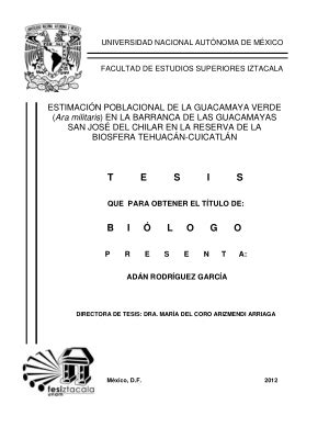 Estimación poblacional de la Guacamaya verde Ara Militaris en la