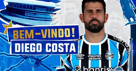 Grêmio contrata o atacante Diego Costa