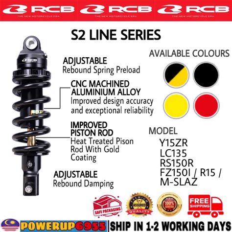 LC135 LC 135 Y15ZR Y15 RS150 RS 150 FZ150I FZ150 I R15 M SLAZ RCB S2