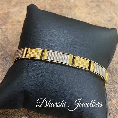 22k Gold Gents Lucky Mens Gold Bracelets Mens Diamond Bracelet Gents Bracelet