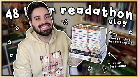 A 48 Hour Readathon Reading Vlog Is GIVEN Better Than HEARTSTOPPER