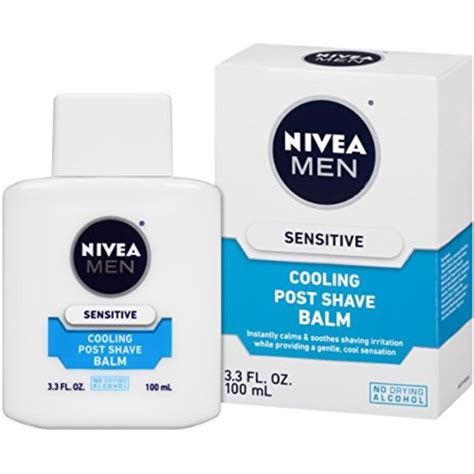 Nivea Men Sensitive Cooling Post Shave Balm Calms And Cools Skin