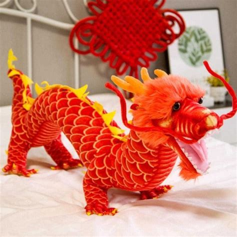 Ferocious Chinese Dragon Plush Toys Plushie Depot