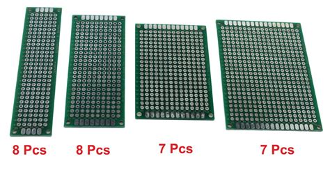 30 Pcs Double Sided Universal Pcb Proto Perf Board 8pcs 2x8 3x7 And 7pcs