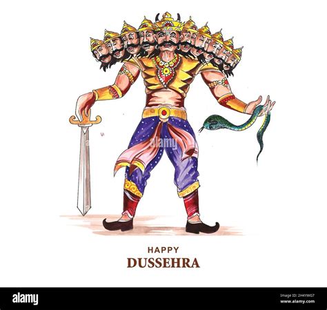 Ravan Sketch Cut Out Stock Images And Pictures Alamy