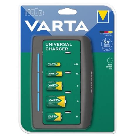 CARREGADOR DE PILHAS UNIVERSAL VARTA 57648 BL