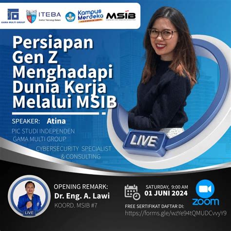 Webinar Iteba Dan Pt Gama Multi Usaha Mandiri Strategi Gen Z