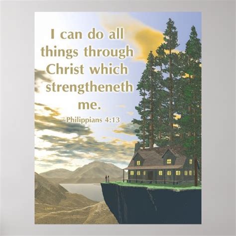 I Can Do All Things Poster | Zazzle