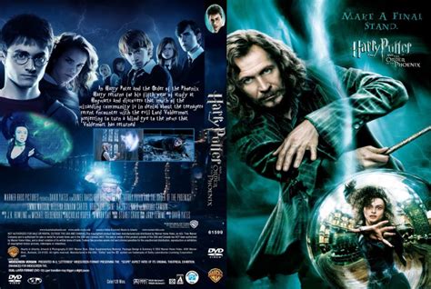 Harry Potter And The Order Of The Phoenix Movie Dvd Custom Covers