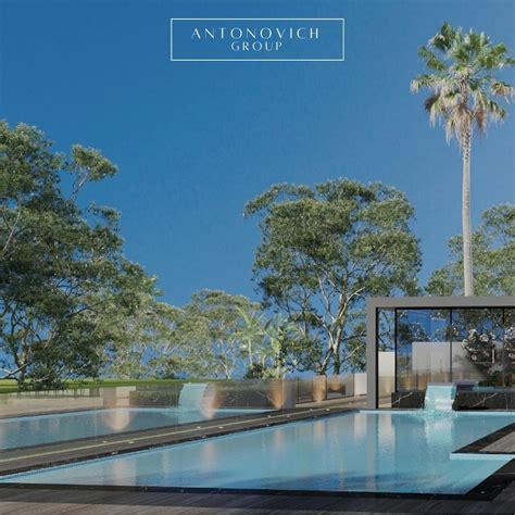 Landscape Design with Swimming Pool by LUXURY ANTONOVICH DESIGN ...