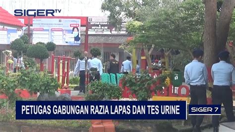 Petugas Gabungan Razia Lapas Dan Tes Urine Youtube