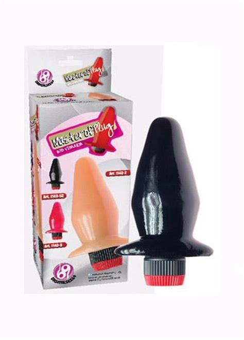 Plug Anal Ultra Negro Ratones Sex Shop