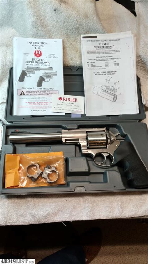 Armslist For Sale Trade Ruger Super Redhawk Casull