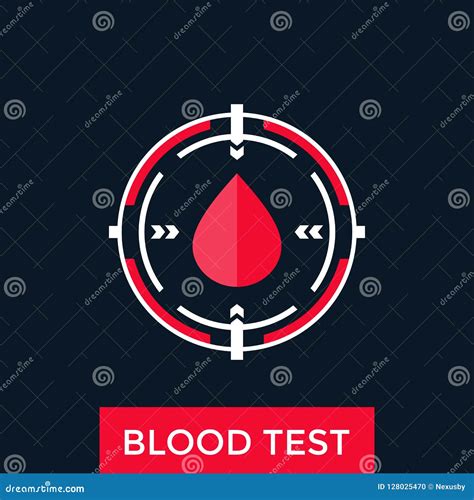 Blood Test Icon Stock Vector Illustration Of Analysis 128025470