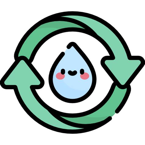 Reuse Water Free Ecology And Environment Icons