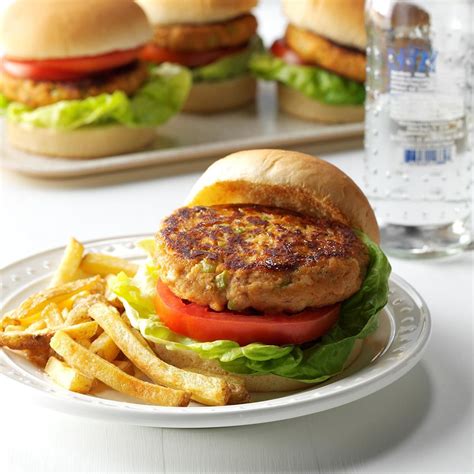 Tuna Burgers Recipe Taste Of Home