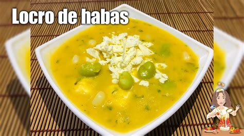 LOCRO DE HABAS Deliciosa Sopa En Menos De 30 Minutos YouTube