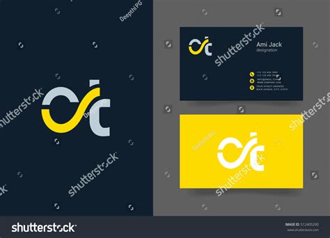 C T Letter Logo Design Template Stock Vector Royalty Free 512405290