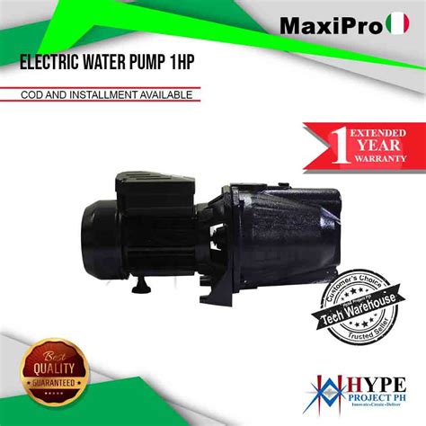 Maxipro Electric Water Pump Jet Booster Hp Shopee Philippines