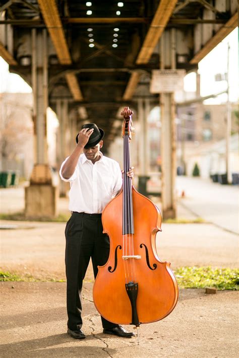 Jazz Man Upright Bass Photo By James Currie Photography ©2014 Senior Boy Photography