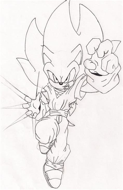 Sonic Template Dbz Style By Rampage625 On Deviantart