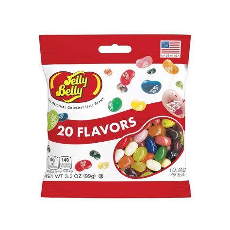 JELLY BELLY 20 FLAVORS 3.5 OZ - Midwest Distribution