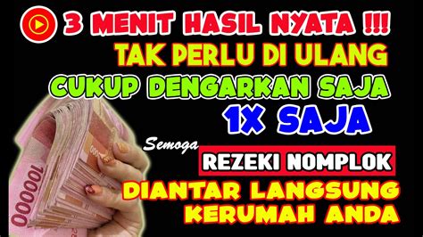 DOA PEMANGGIL REZEKI MALAM SABTU SEKALI PUTAR AYAT INI INSYAALLAH