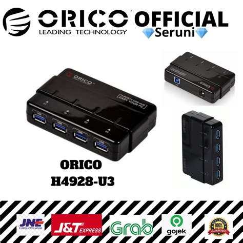 Jual SERUNI ORICO H4928 U3 4 Port Powered USB 3 0 HUB SuperSpeed