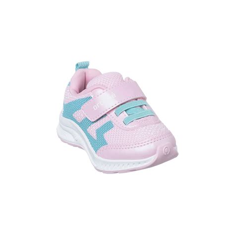 Tênis Infantil Feminino Dna Flex Branco e Rosa Ortopé Ortopé