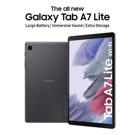 NEW - Samsung Galaxy Tab A7 Lite 8.7" 32GB WiFi - Dark Gray - Comprar ...