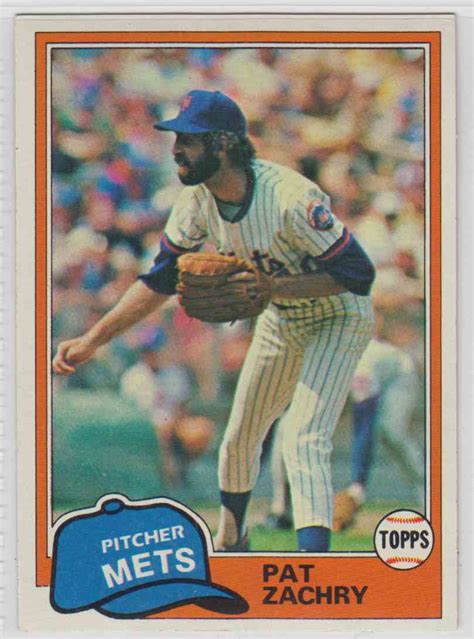 Baseball Cards Come To Life 1981 Topps Pat Zachry