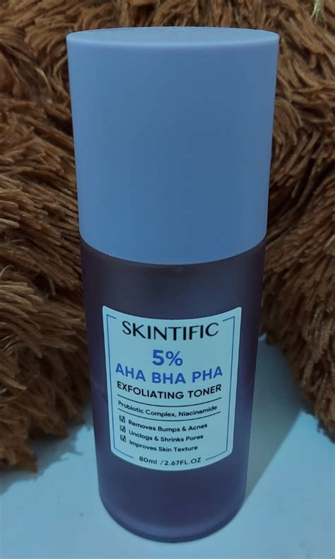 PRELOVED Skintific 5 Aha Bha Pha Exfoliating Toner 80 Ml Kesehatan