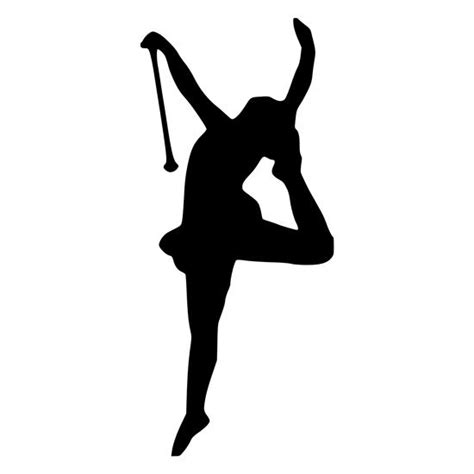 Twirler Silhouette At Getdrawings Free Download