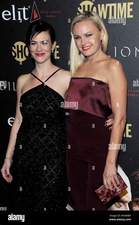 New York Usa 13th February 2017 Maggie Siff And Malin Akerman