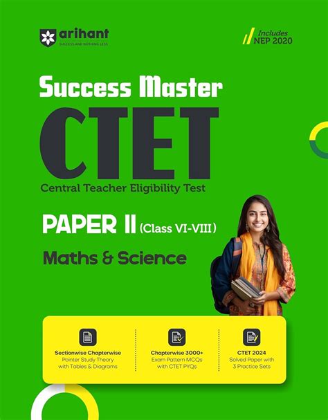 Old Edition CTET Success Master Mathematics Science Paper 2 Class 6