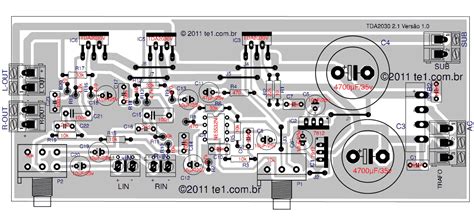 V Tda Amplifier Circuit Diagram